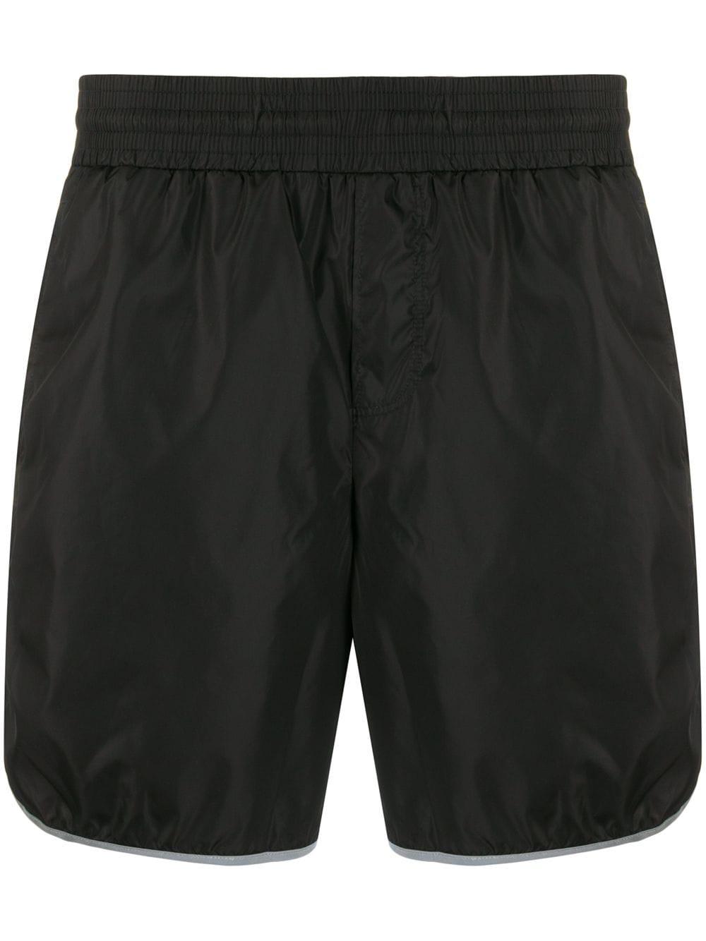 Gucci Interlocking G Stripe Swim Shorts in Black for Men - Lyst