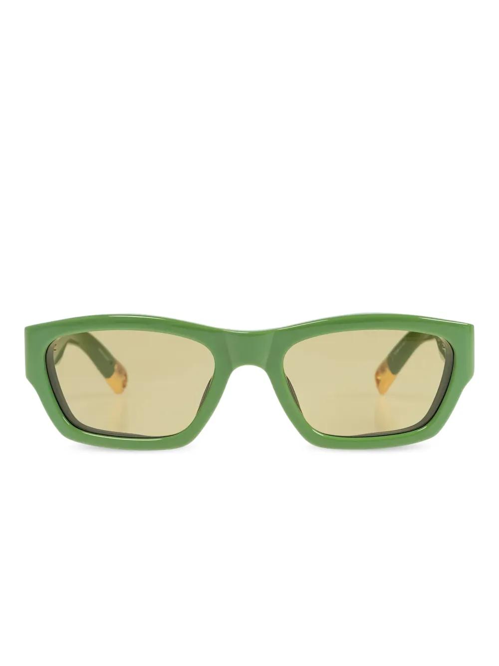 JACQUEMUS ジオメトリックフレームサングラス Jacquemus Sunglasses for Women | FARFETCH US
