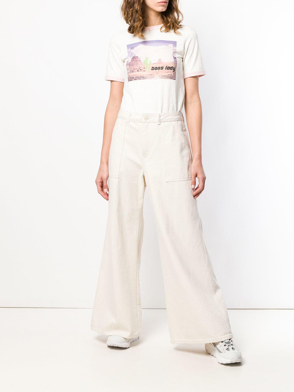 Ganni boss lady t shirt hotsell