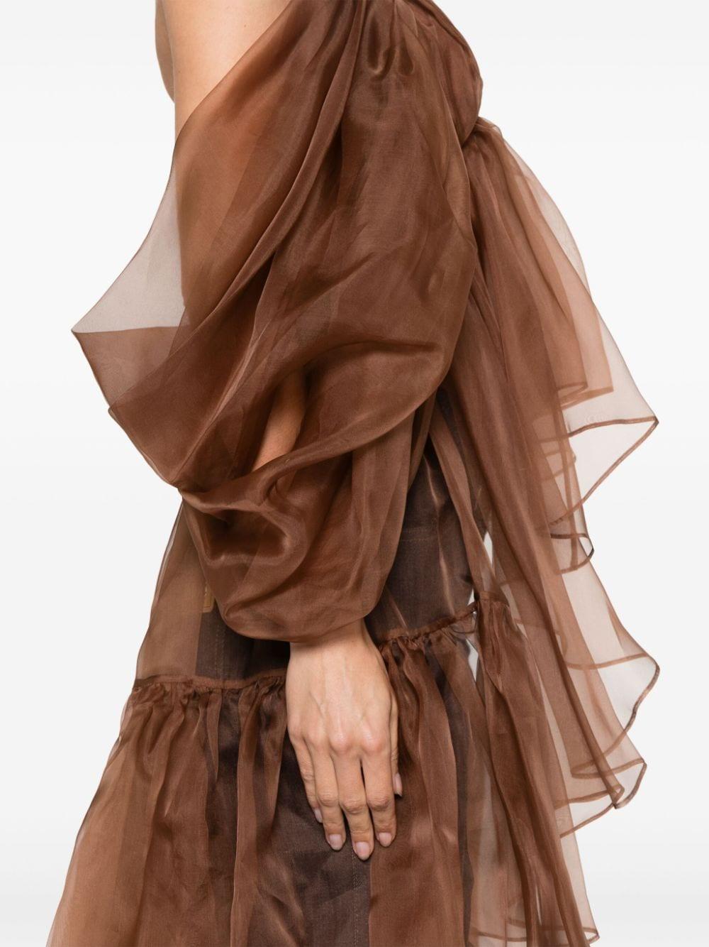 オールインワン・サロペット ZIMMERMANN Women Tops 4357TS251S25KHAKI BROWN Designer Tops | Women's Linen Shirts, Blouses & Lace Tops
