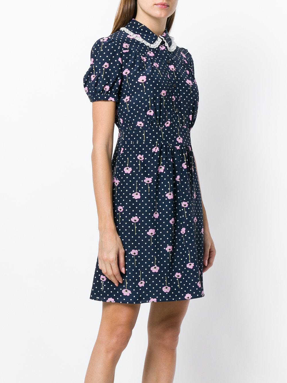 miu miu blue dress