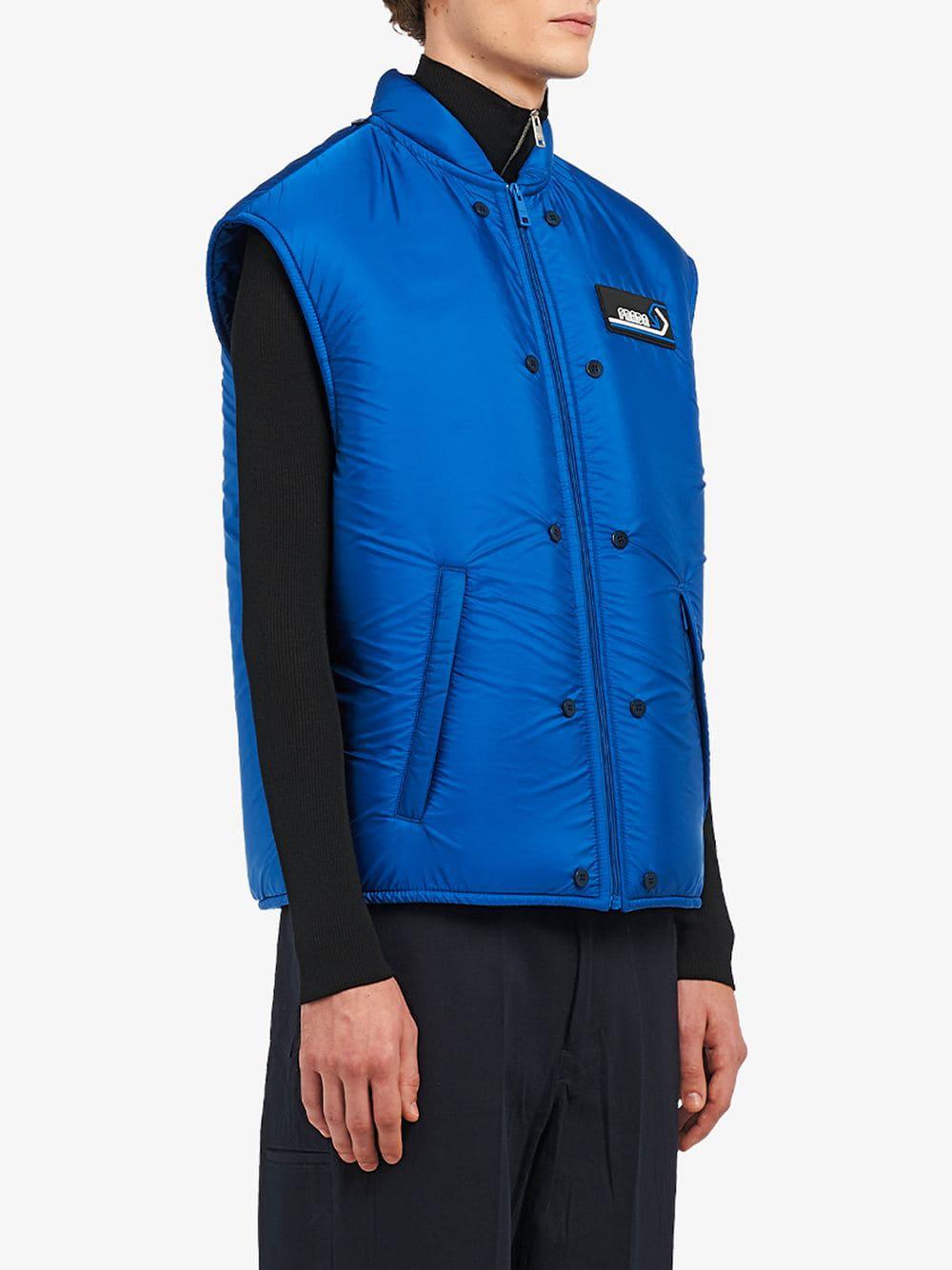 prada nylon vest