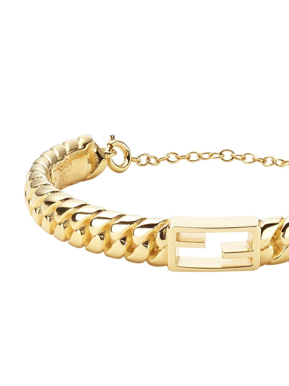Fendi Medium Baguette Bracelet in Gold (Metallic) - Lyst