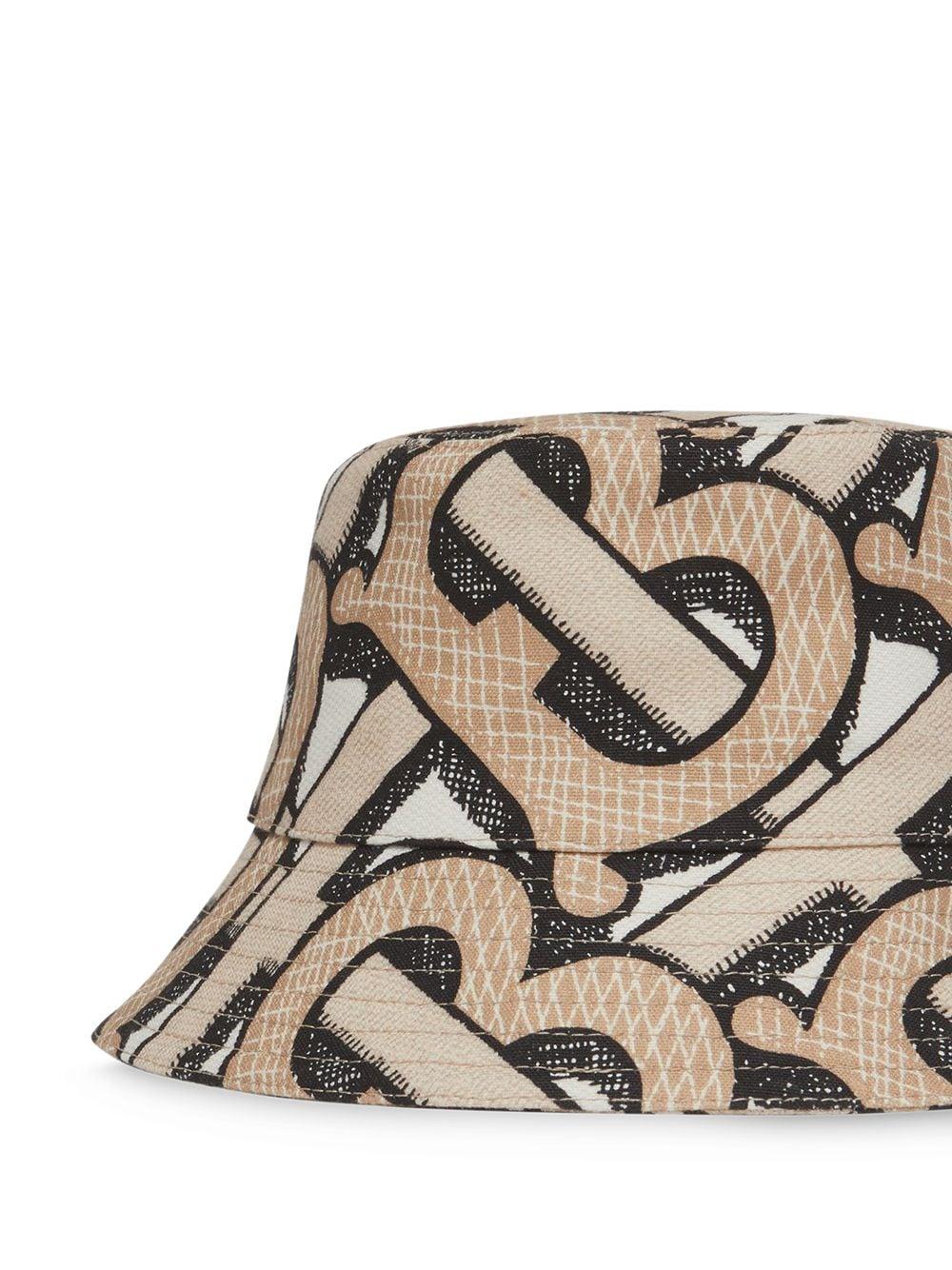 Burberry Monogram Print Bucket Hat for Men Lyst