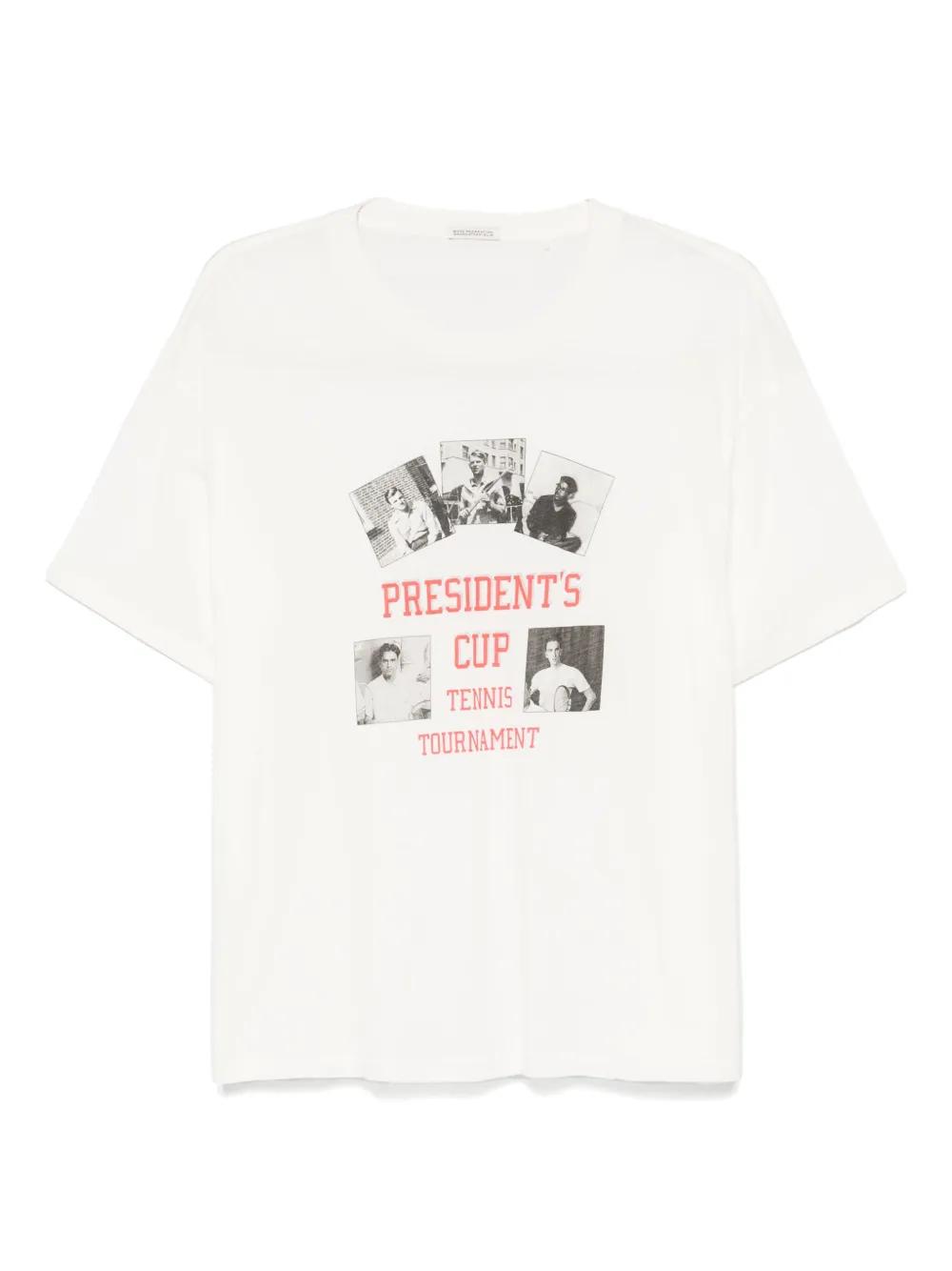 【関税込み】Bode ホワイト 'President's Cup' Tシャツ Bode President's Cup T-Shirt in White for Men | Lyst
