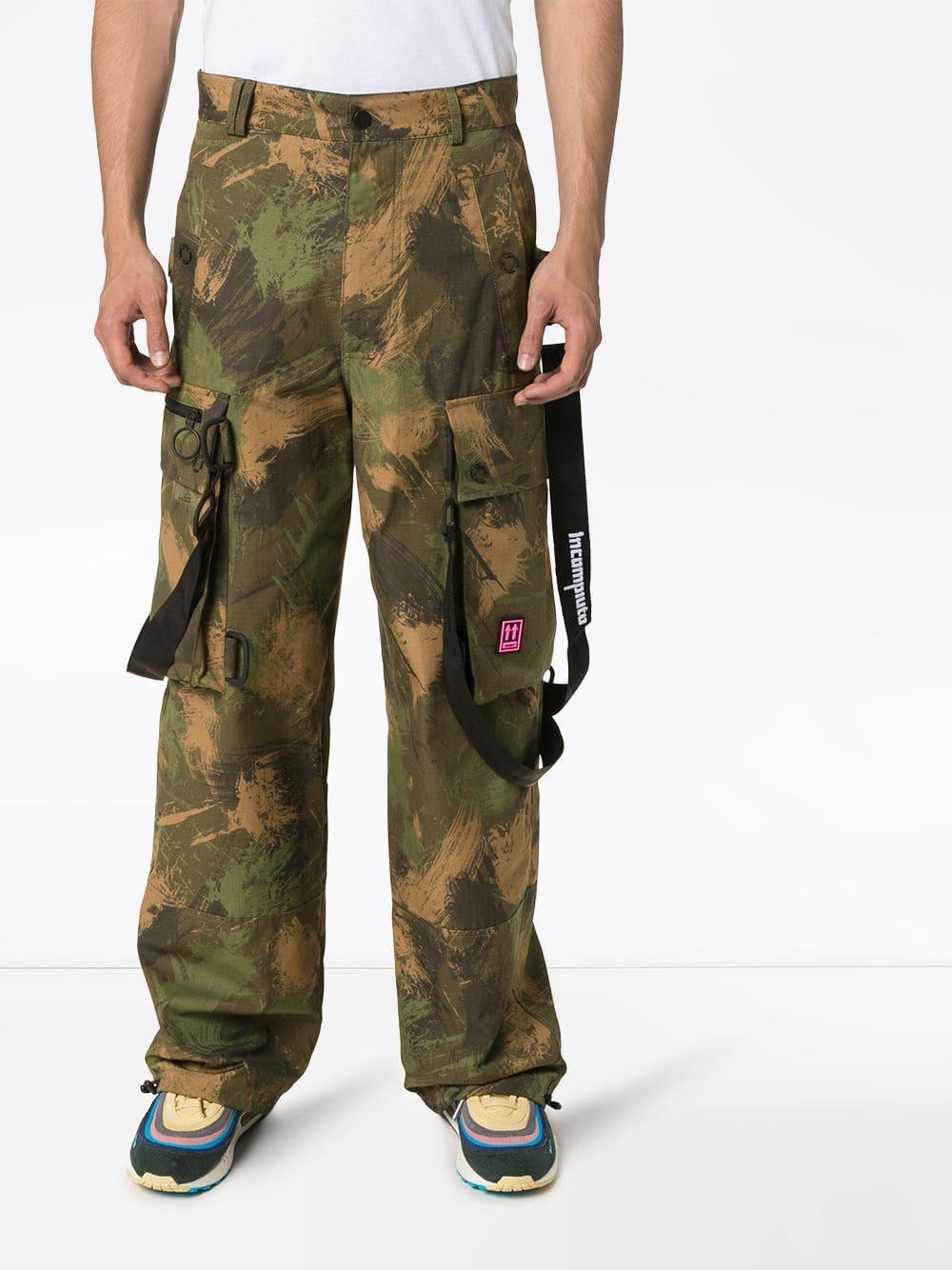 off white camo joggers