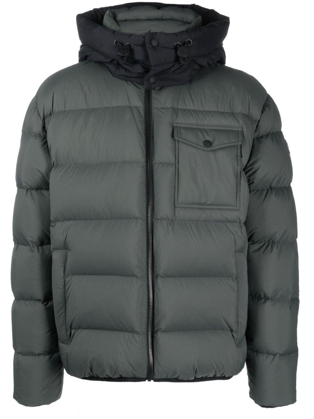 Moose Knuckles Bedstuy Quilted Hooded Jacket in Gray for Men | Lyst
