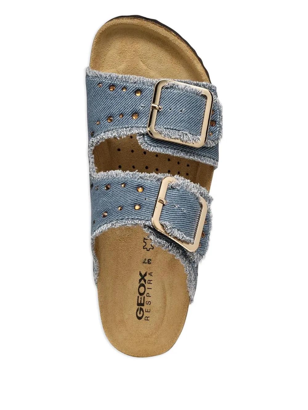 Geox Flache Sandalen für Damen Online-Schlussverkauf – Bis zu 25