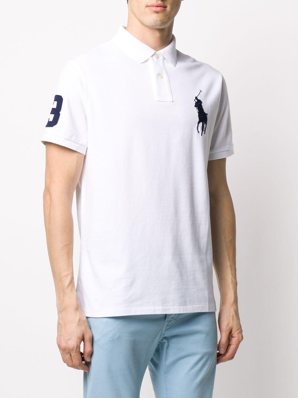 Polo Ralph Lauren Cotton Big Pony Logo Polo Shirt In White For Men Lyst polo-ralph-lauren-cotton-big-pony-logo-polo-shirt-in-white-for-men-lyst