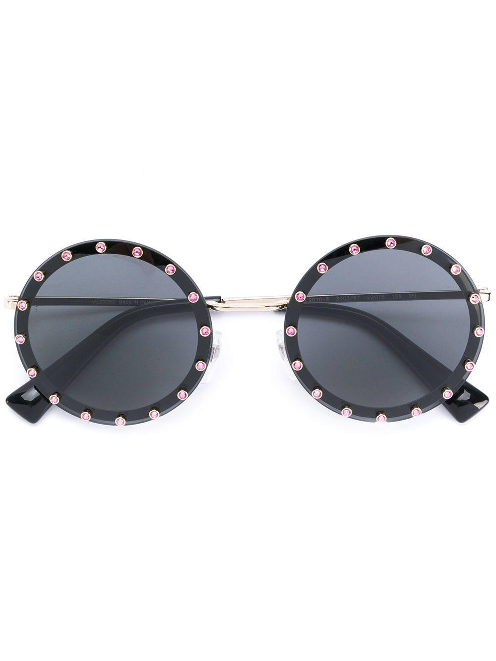 valentino round sunglasses