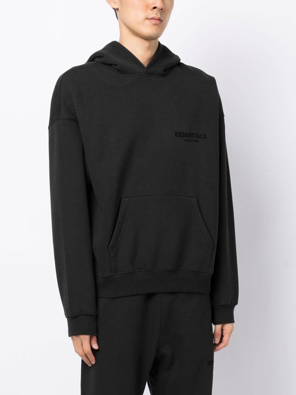 fear of god essentials logo print sweatshirt