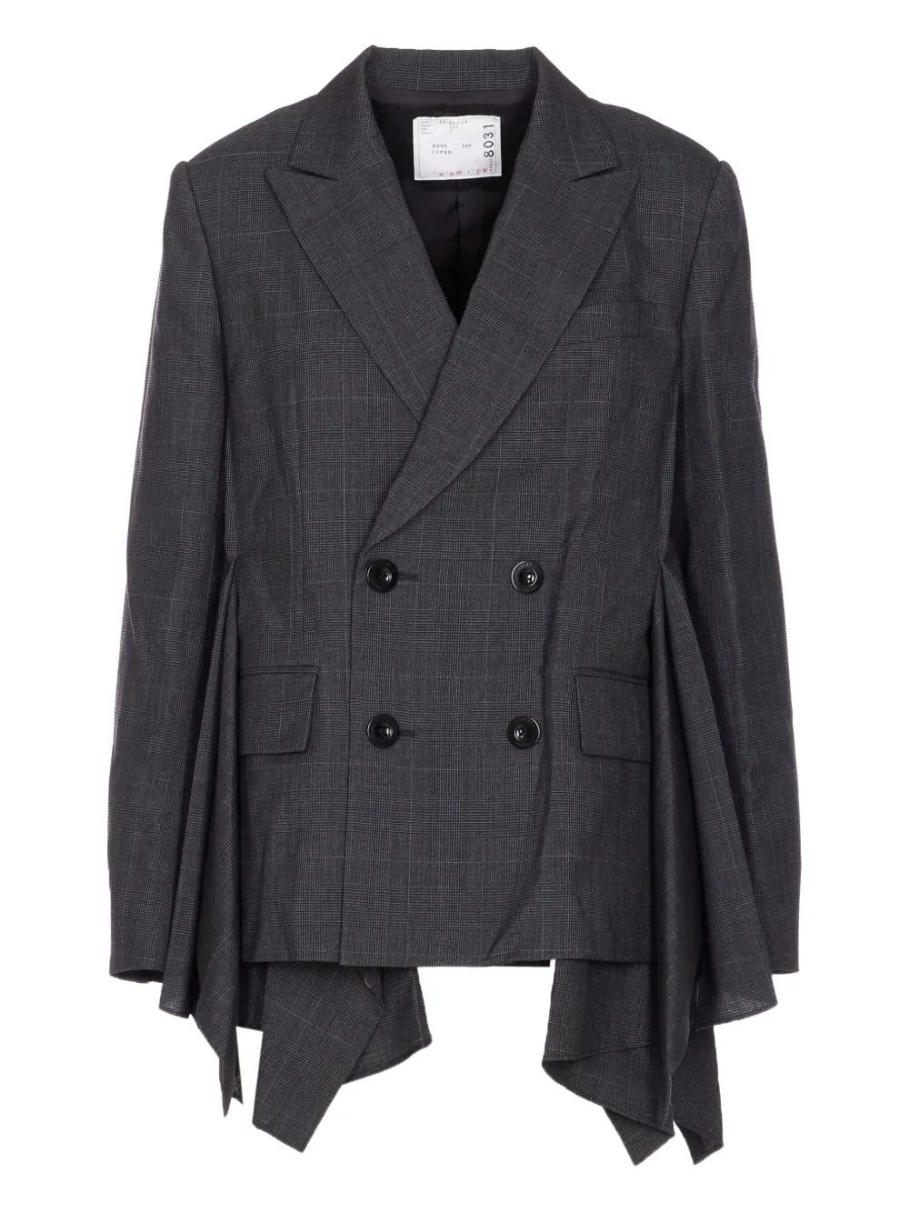 ジャケット・アウター sacai 21SS/Suiting Coat/2/BLK/21-02455M Sacai Other 21SS Suiting Coat 3 Polyester Navy Plain 21