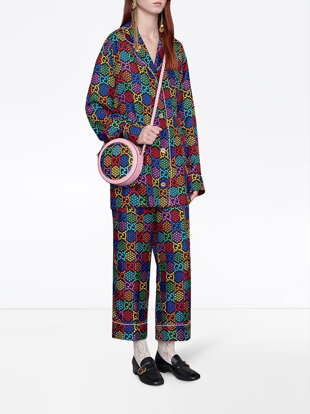 Gucci Silk GG Psychedelic Print Pyjama Trousers Black - Lyst