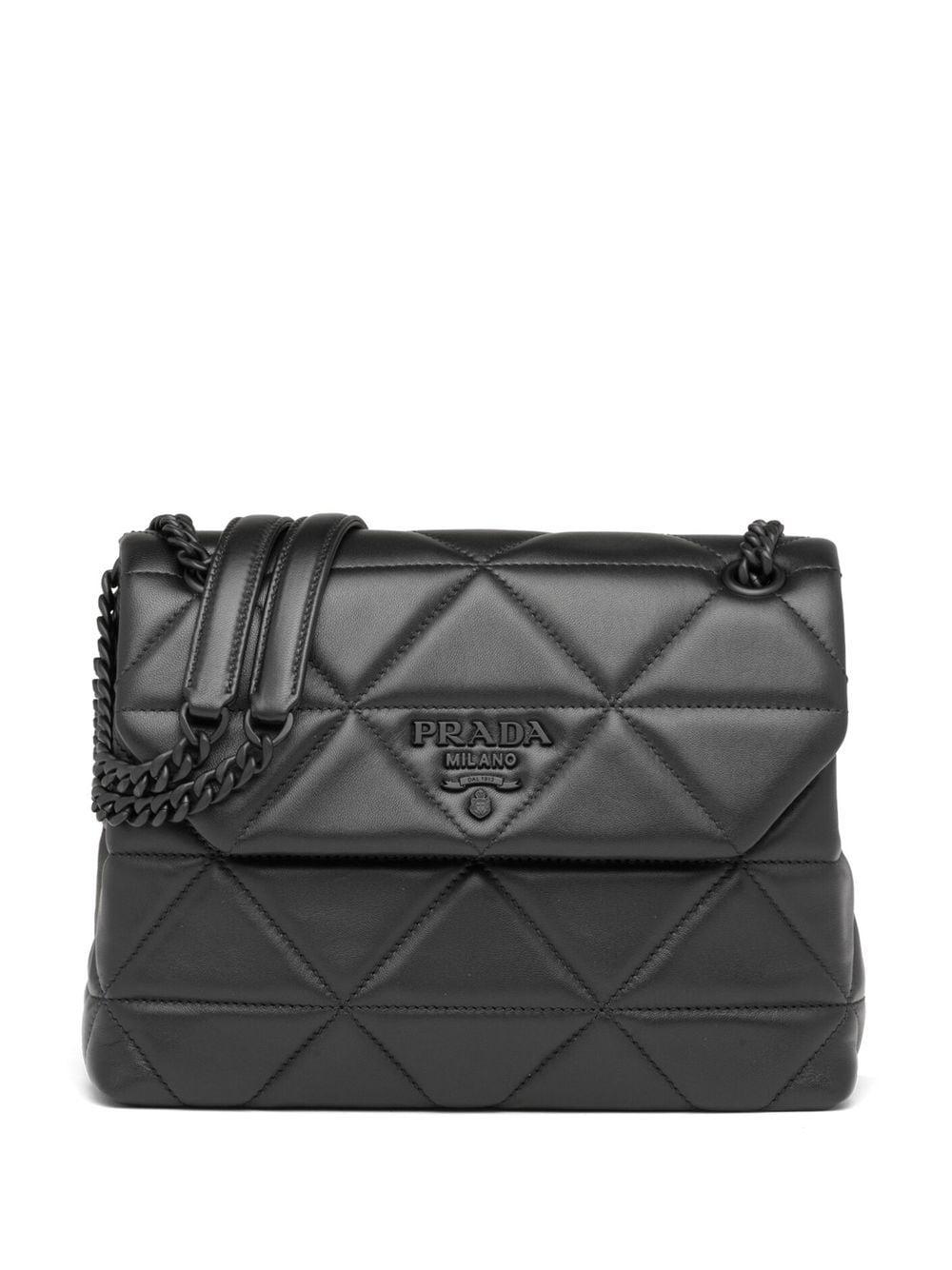 Prada Nappaleather Quilted Spectrum Bag in Gray Lyst