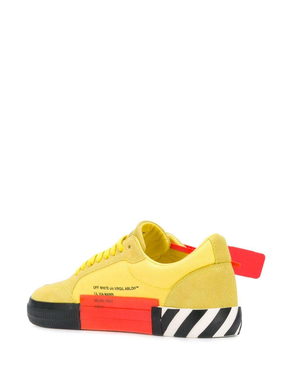 NEW OFF-WHITE C/O VIRGIL ABLOH Yellow & Red Logo Gloves Size 10 $420