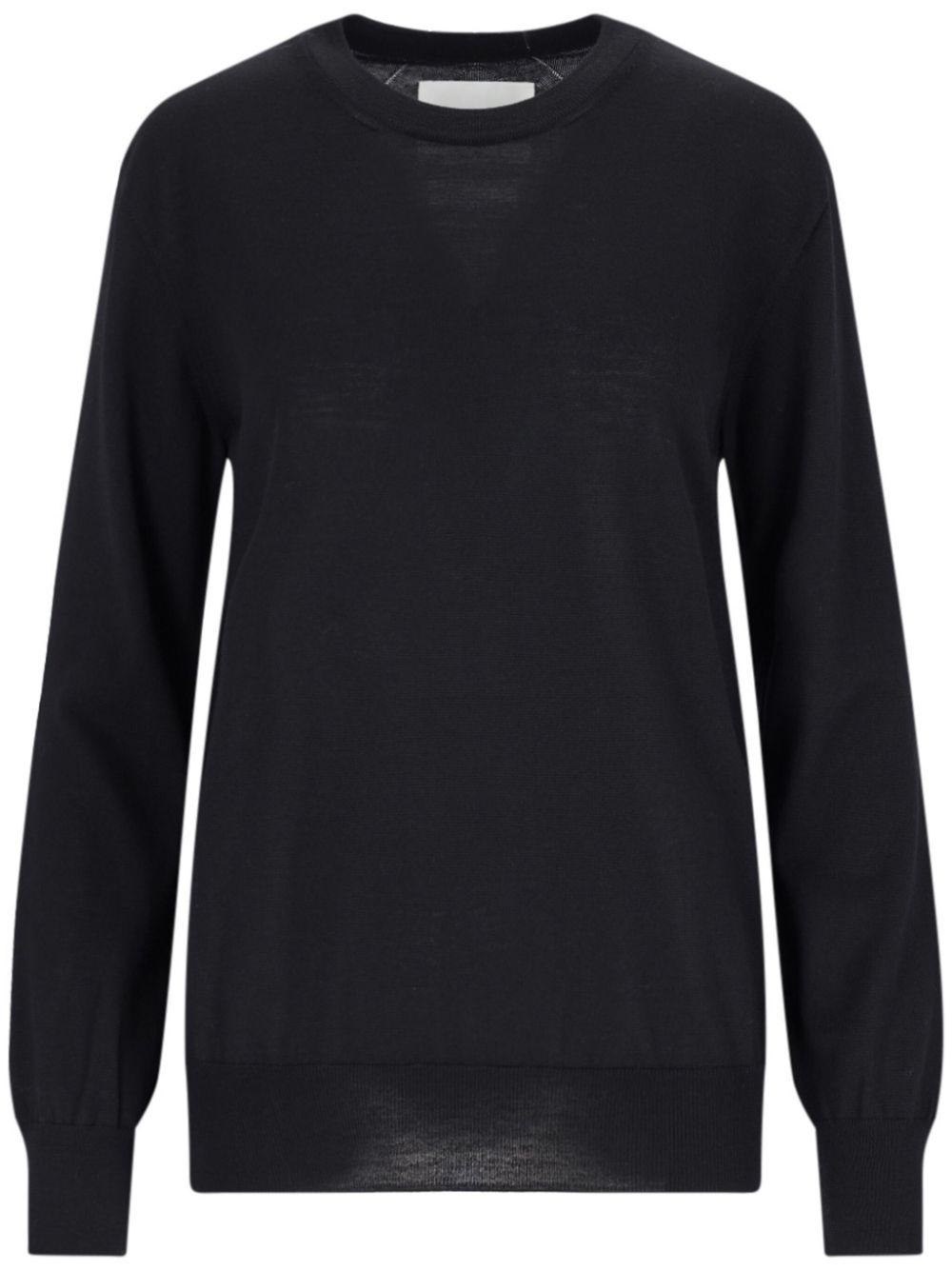 Jil Sander レディース ブルー クルーネック プルオーバー セーター 