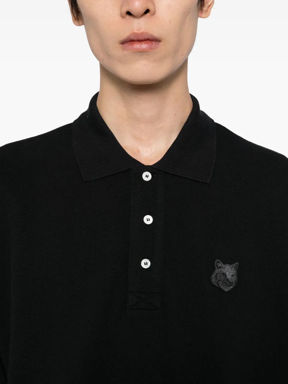 MAISON KITSUNE｜SHORT-SLEEVED PIQUE/COLLAR (BOLD FOX HEA BOLD FOX HEAD PATCH COMFORT POLO | Maison Kitsuné