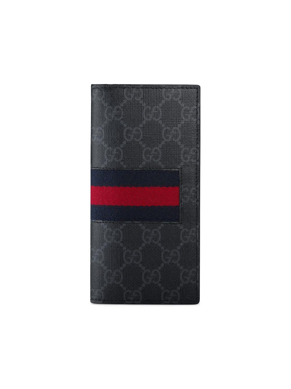 GG Supreme Wallet in Black - Gucci