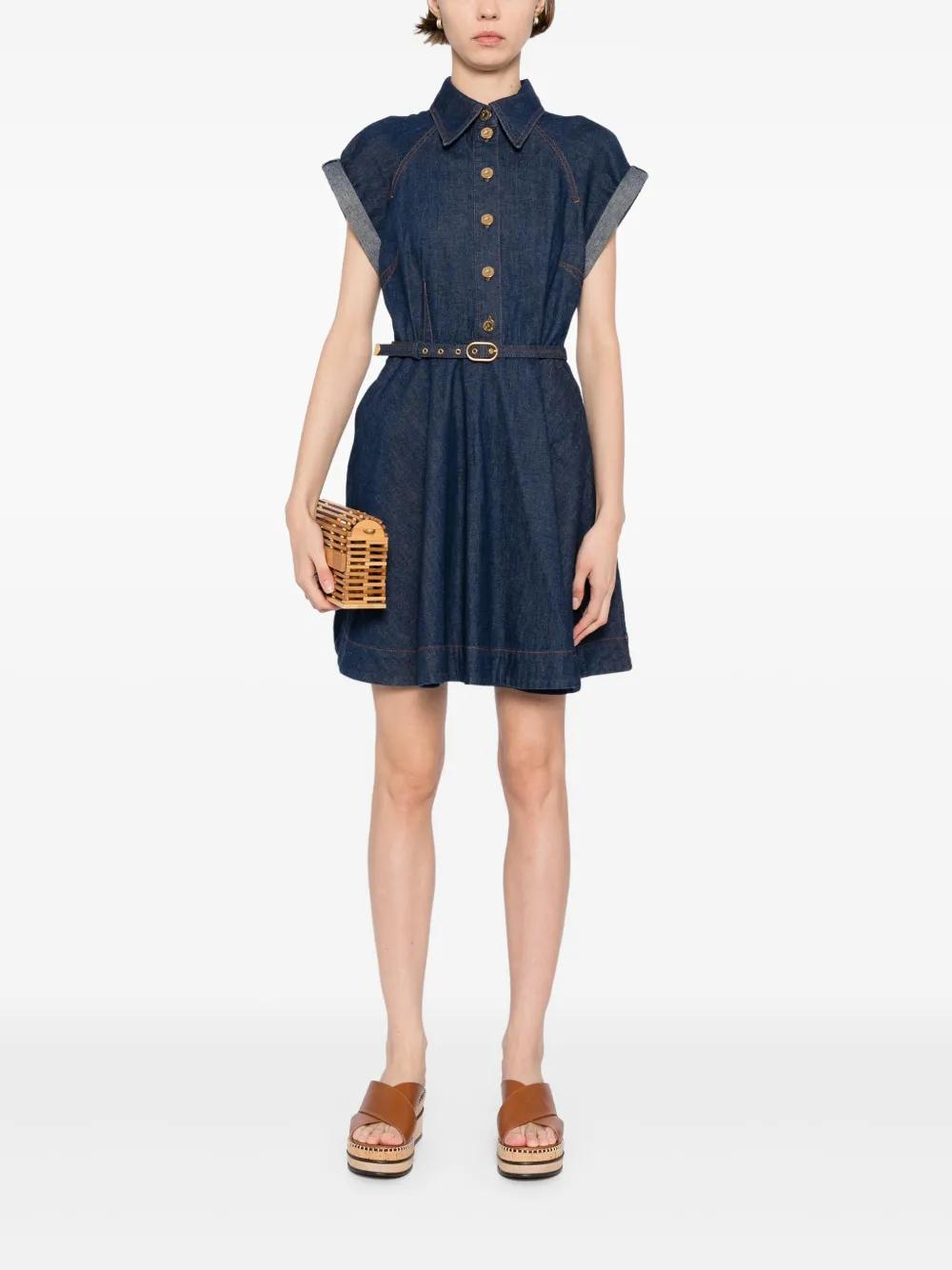 【Zimmermann】DENIM FLIP DRESS デニム フリップ ミニドレス Denim Flip Dress Ink Online | Zimmermann