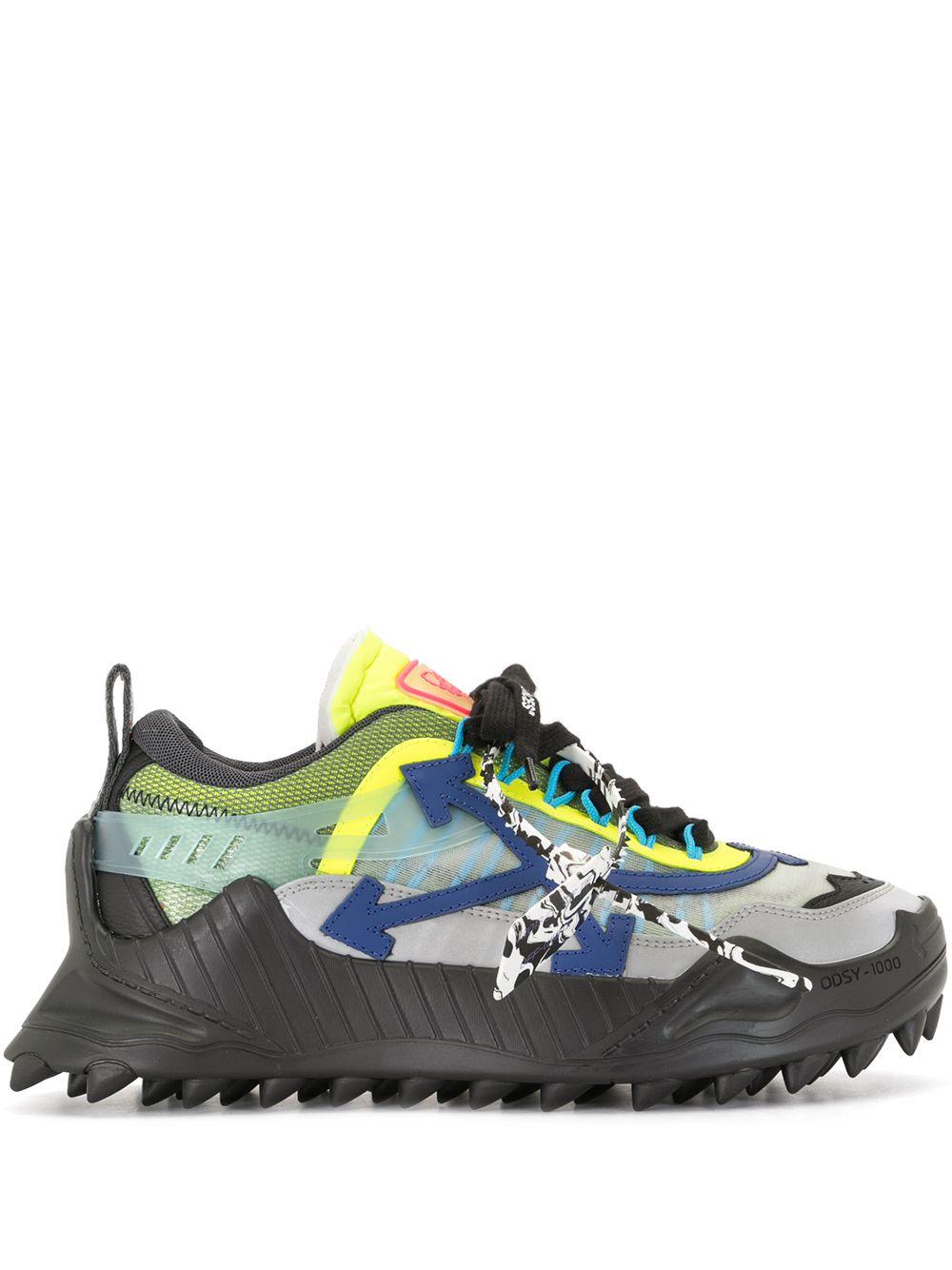Off White c o Virgil Abloh Black And Purple Odsy 1000 Sneakers for Men Lyst UK