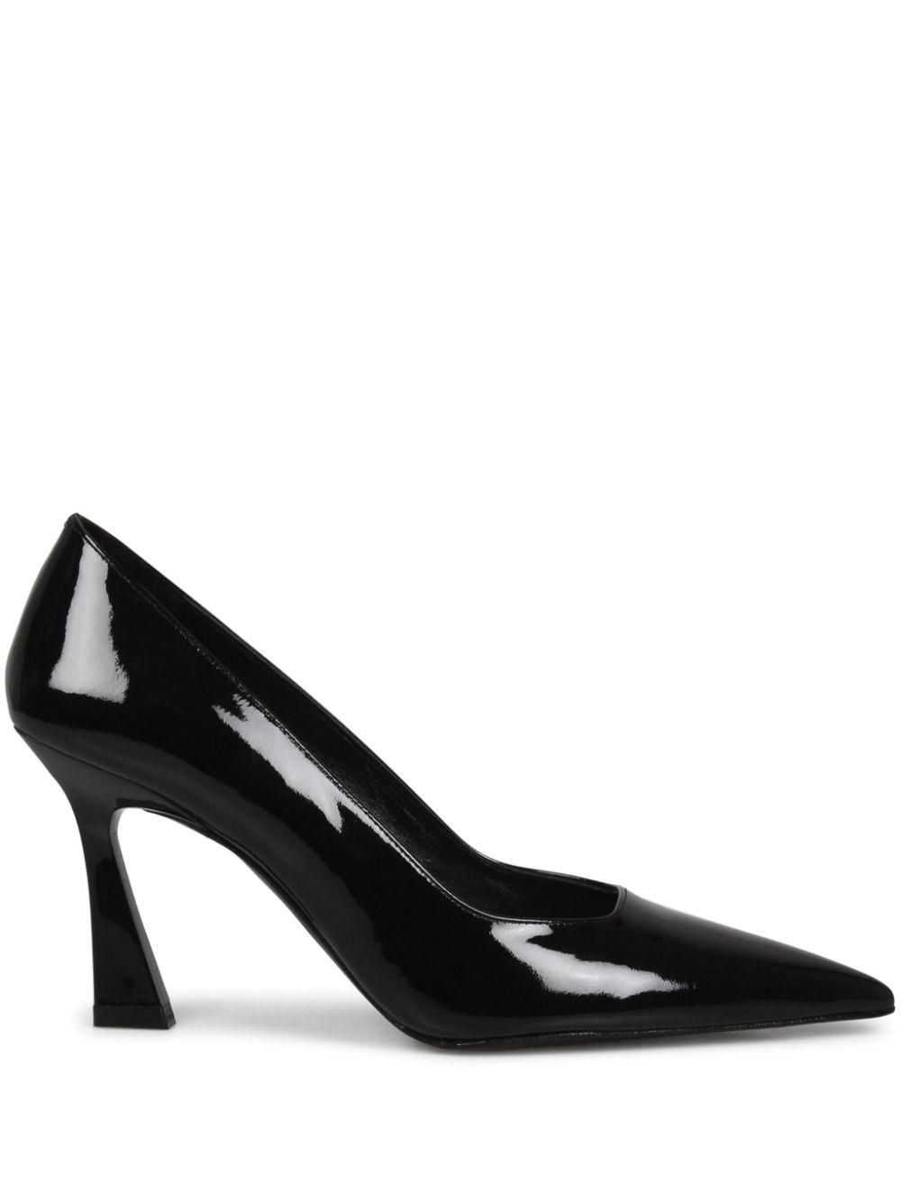 Stuart Weitzman レディース ブラック Vinnie 85mm パンプス ヒール