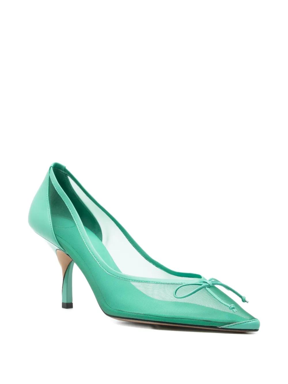 Jacquemus 80Mm Les Escarpins Tourni Pumps in Green Lyst