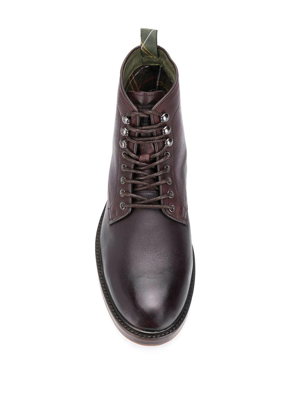 Barbour Seaburn Derby Boots in Brown for Men | Lyst