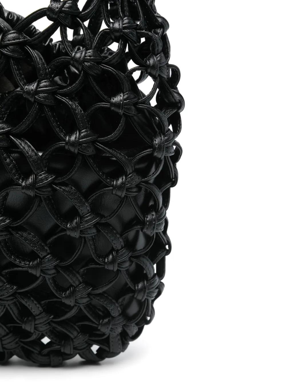 Comme des Garçons Crochet Handbag in Black | Lyst