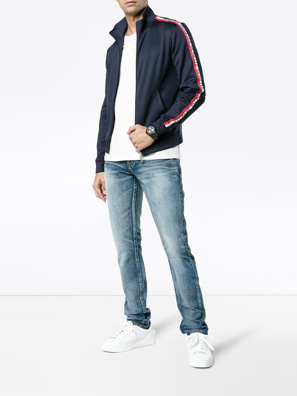 moncler striped jacket