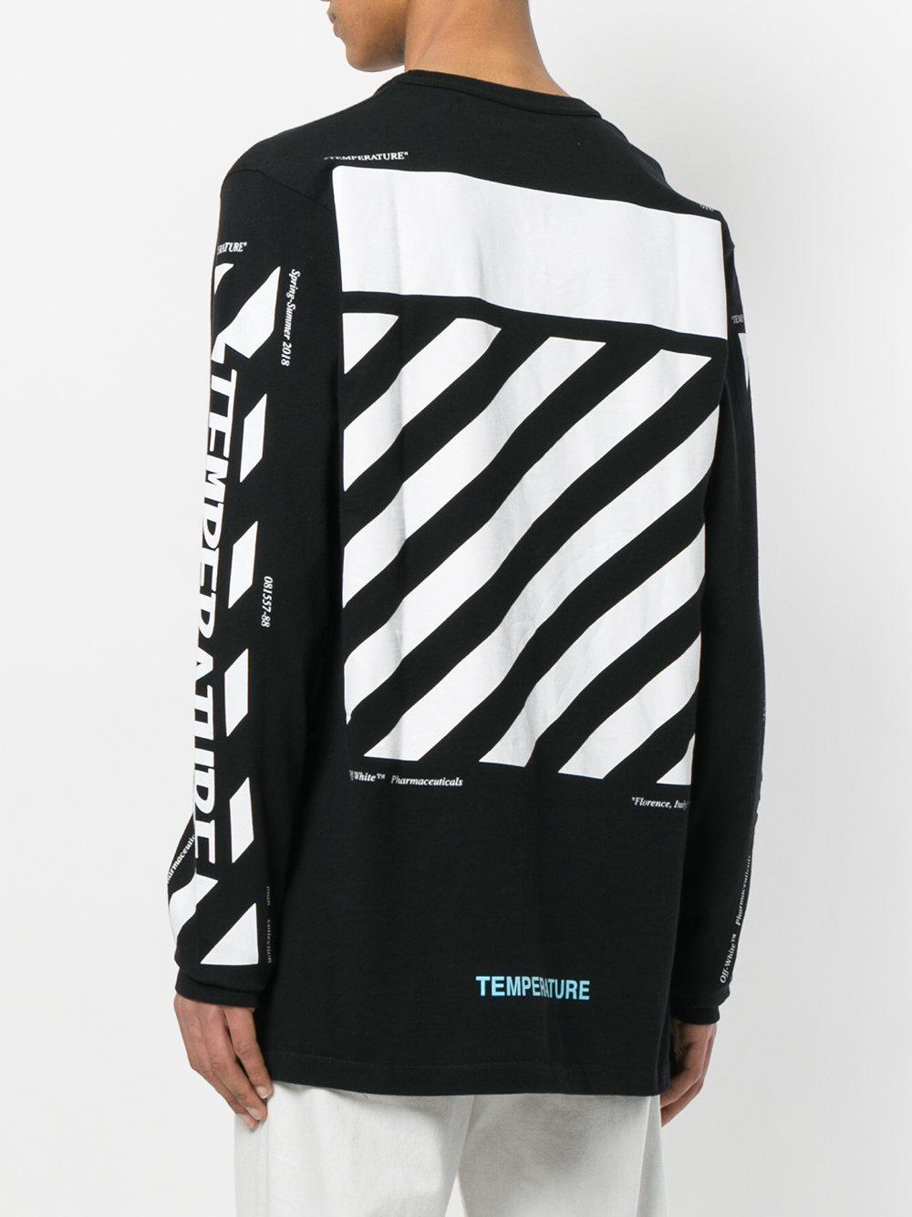 off white temperature long sleeve