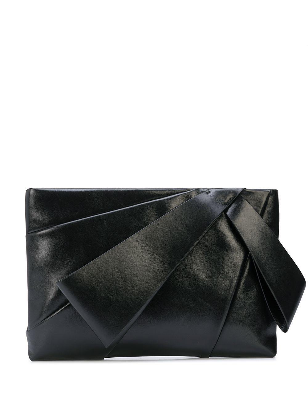 black shimmer clutch