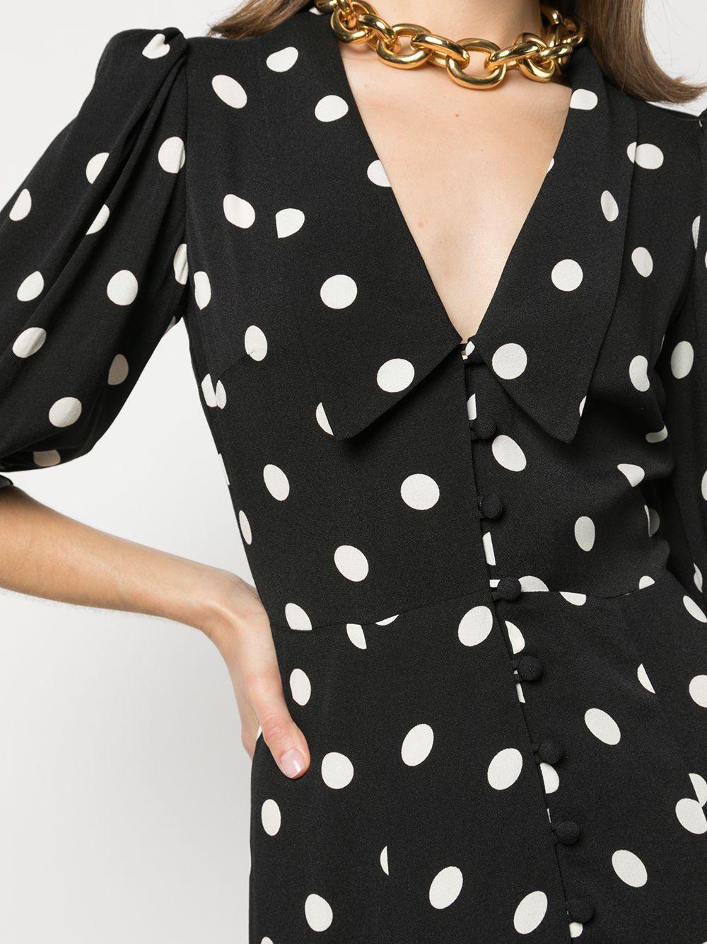 Reformation Gail Polka Dot Dress in 