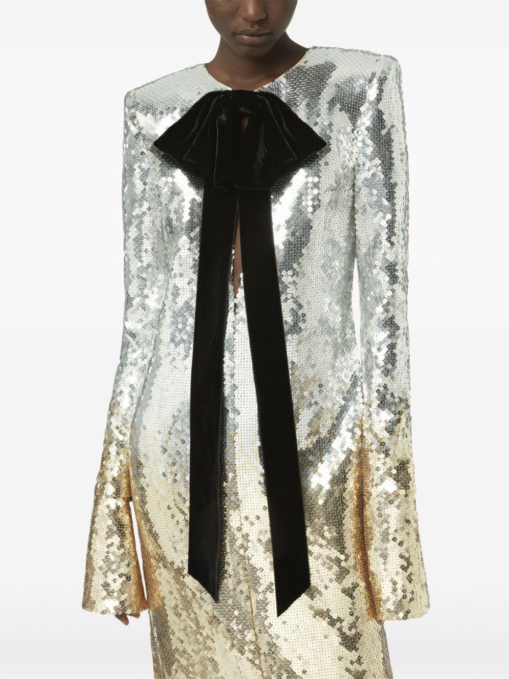nina ricci sequin dress Nina Ricci Asymmetric Sequin Dress 36