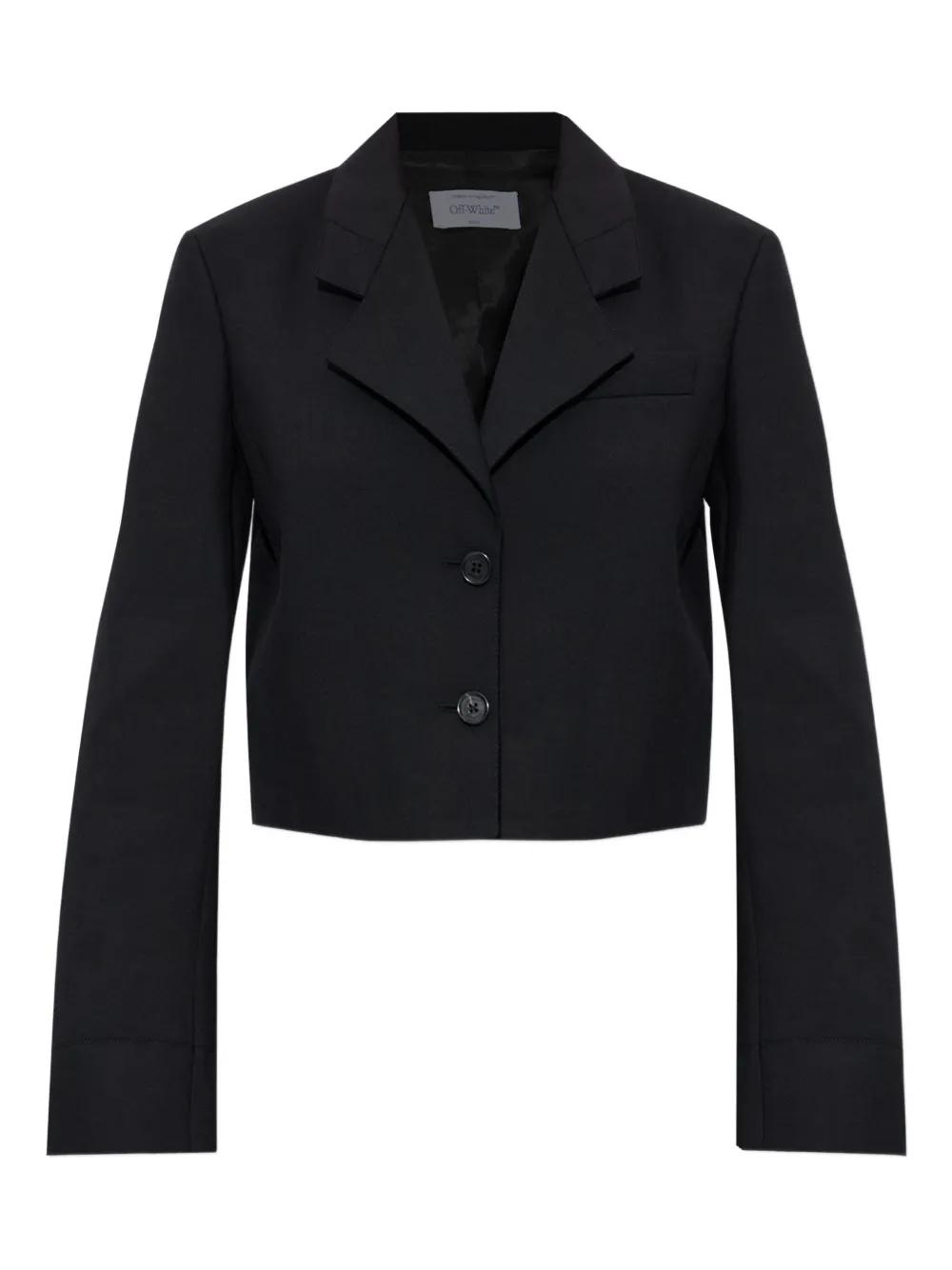 off white blazers black