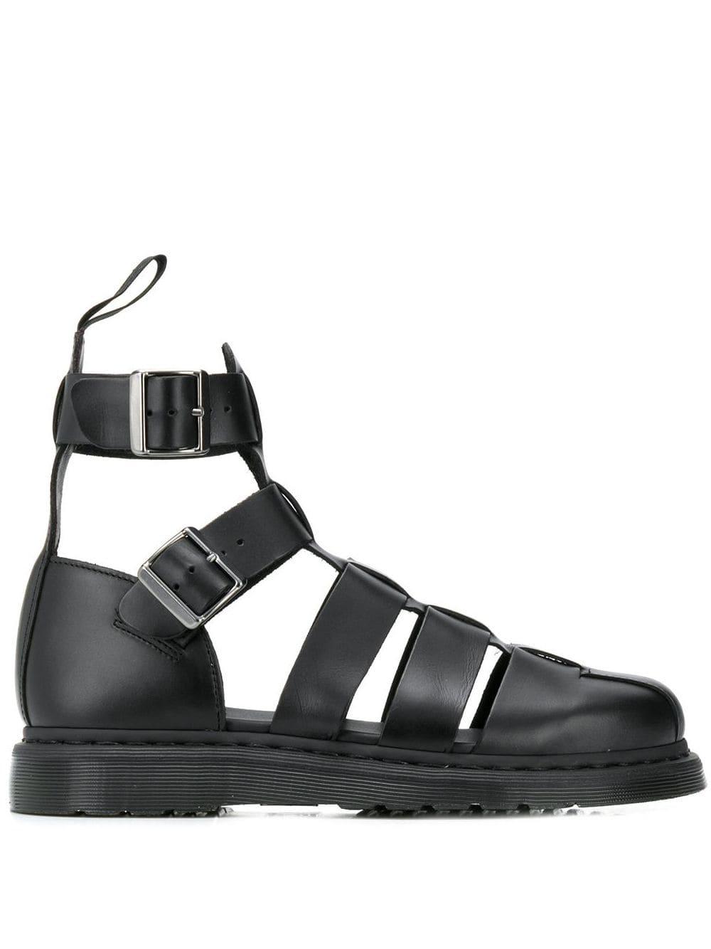 Dr. Martens Leather Geraldo Sandal in Black for Men | Lyst