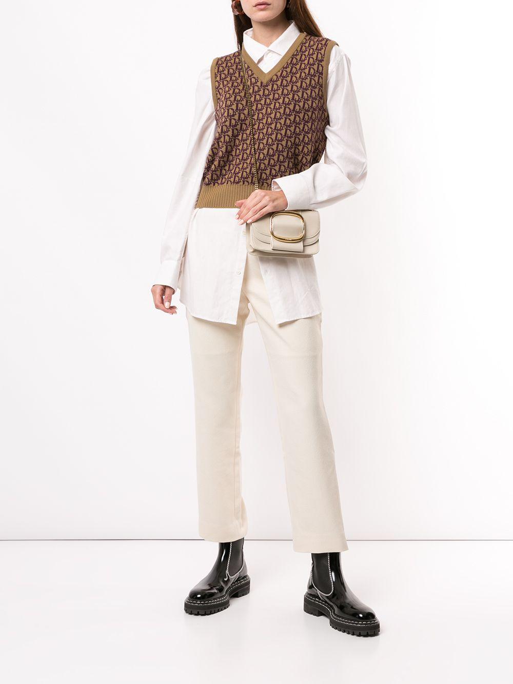 Dior Trotter Pattern Knitted Vest in 