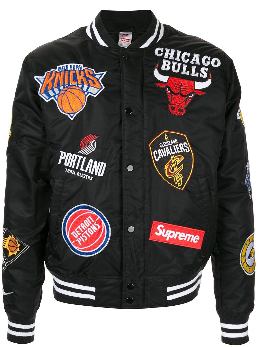 白 フリル付 Supreme NIKE NBA Warm-Up jacket Denim S - 通販 