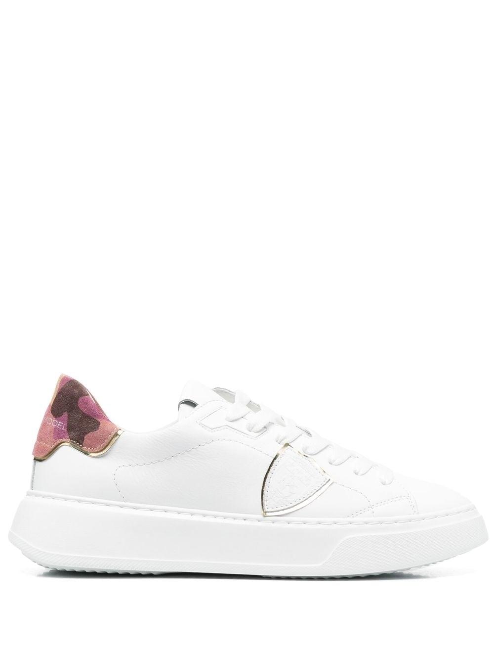 Philippe Model Paris Camo Low-top Sneakers in White | Lyst