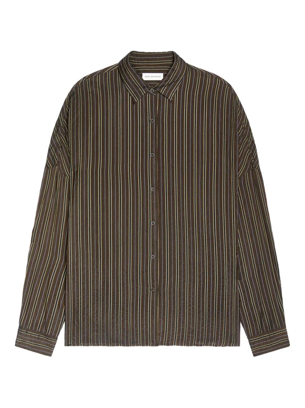 DRIES VAN NOTEN - DRIES VAN NOTEN ドレスシャツ レディース DRIES VAN NOTEN ～ 今着たい！ストライプシャツドレス : CLOSET