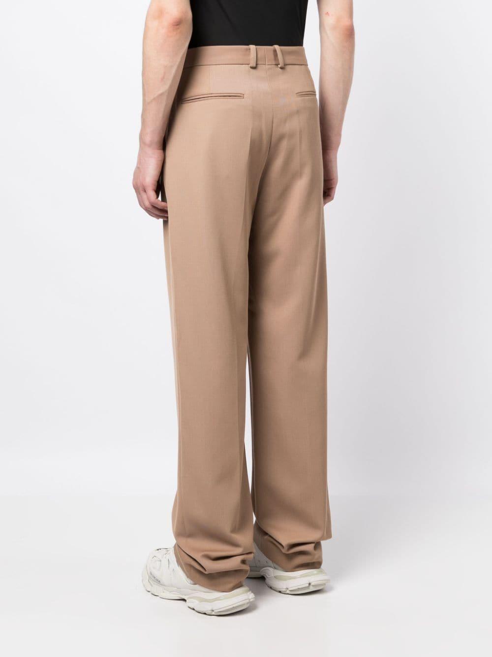 BOTTER Pressed-crease Wide-leg Trousers in Natural for Men | Lyst
