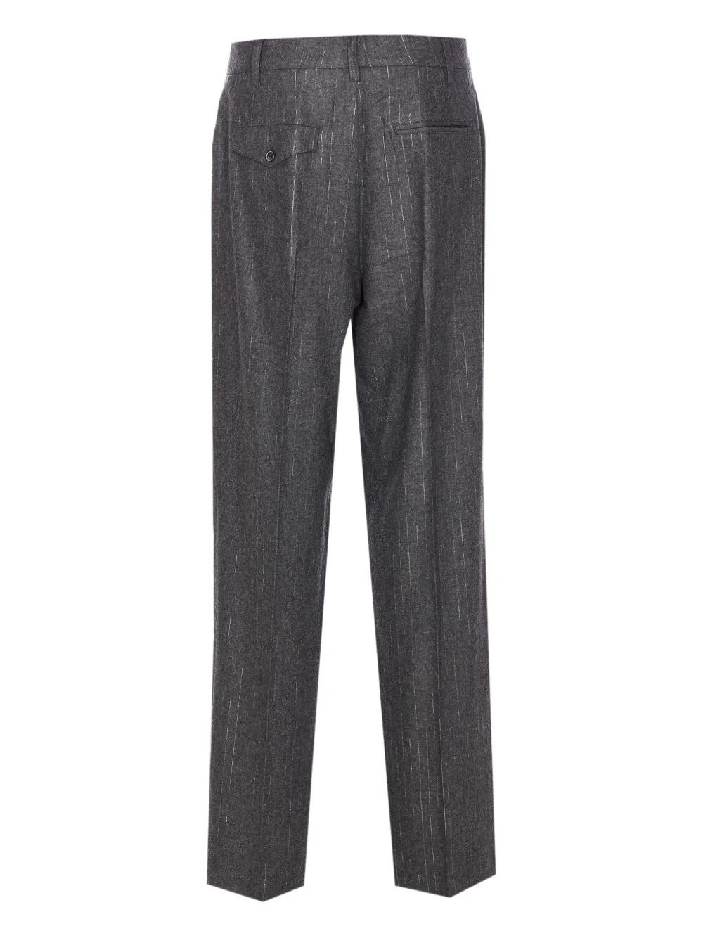 パンツ ZADIG&VOLTAIRE PANOL TAILLEUR PANTS Pistol Crinkled Leather Trousers pants blue women
