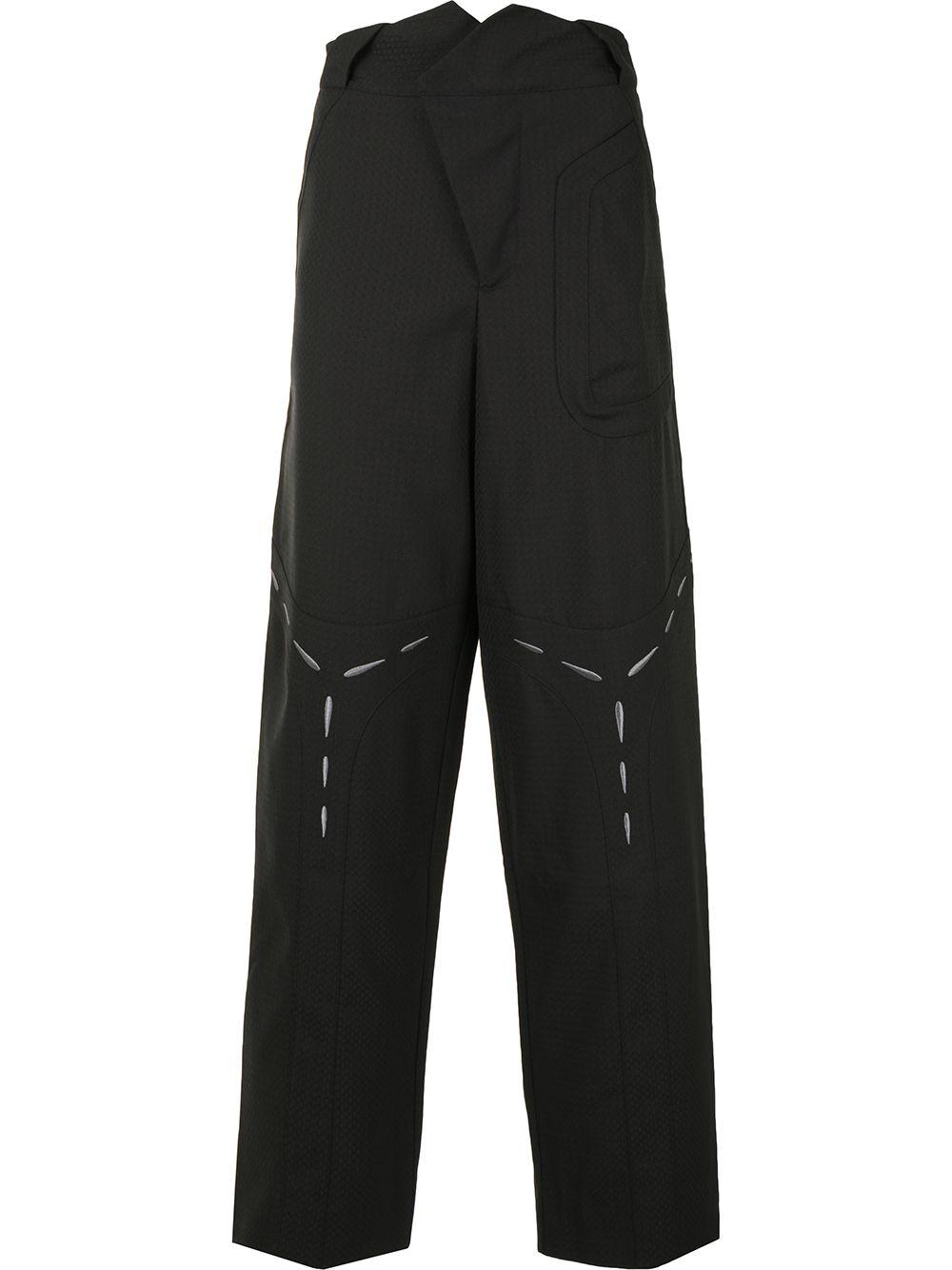 メンズ Kiko Kostadinov ハイウエスト ワイドパンツ ブラック | Lyst メンズ Kiko Kostadinov ハイウエスト ワイドパンツ ブラック | Lyst