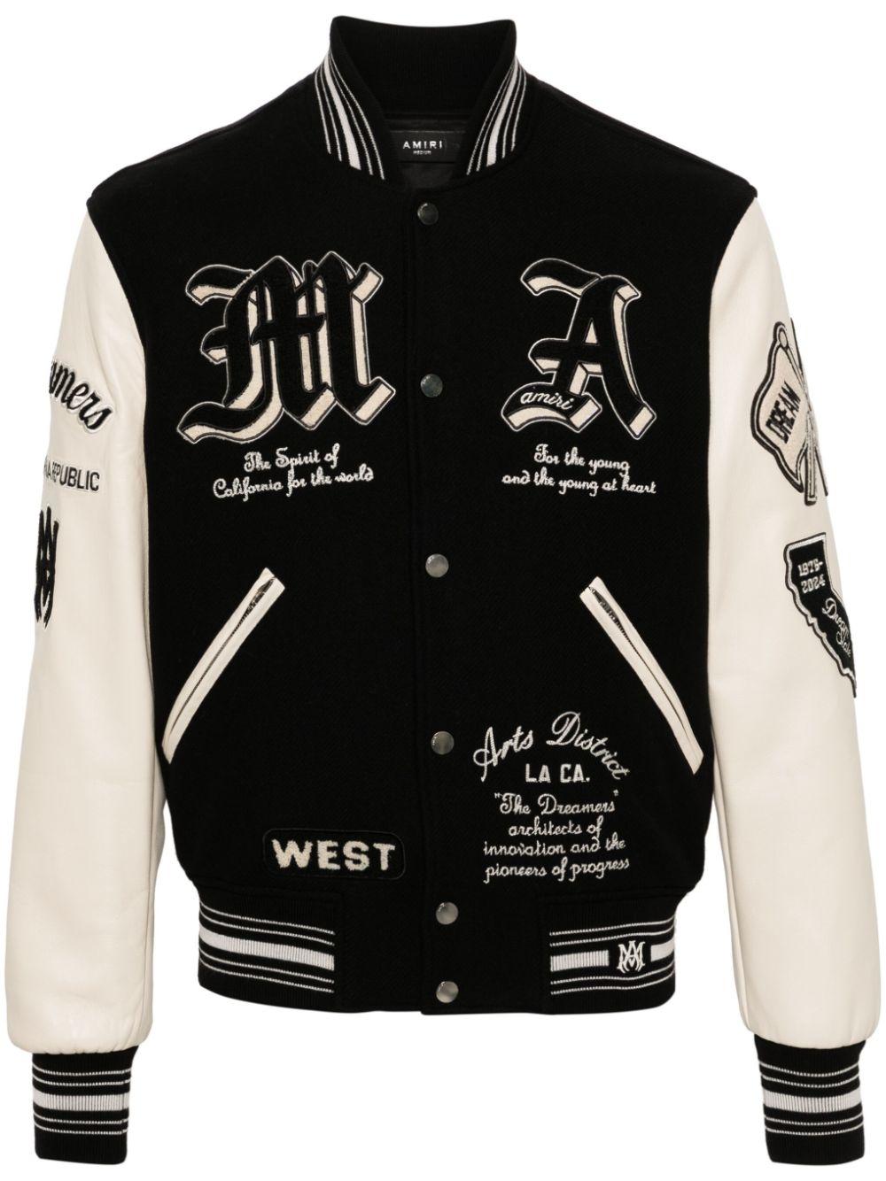 AMIRI ジャケット　For The Dreamers Sサイズ Amiri Dream Team Varsity Jacket in Black for Men | Lyst Canada