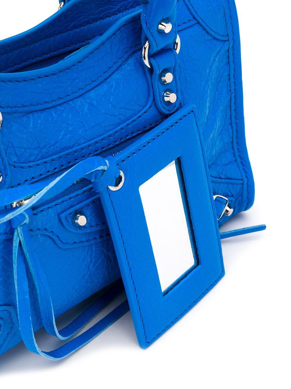 Forslag genopfyldning Hvor Balenciaga Classic Nano City Tote Bag in Blue | Lyst