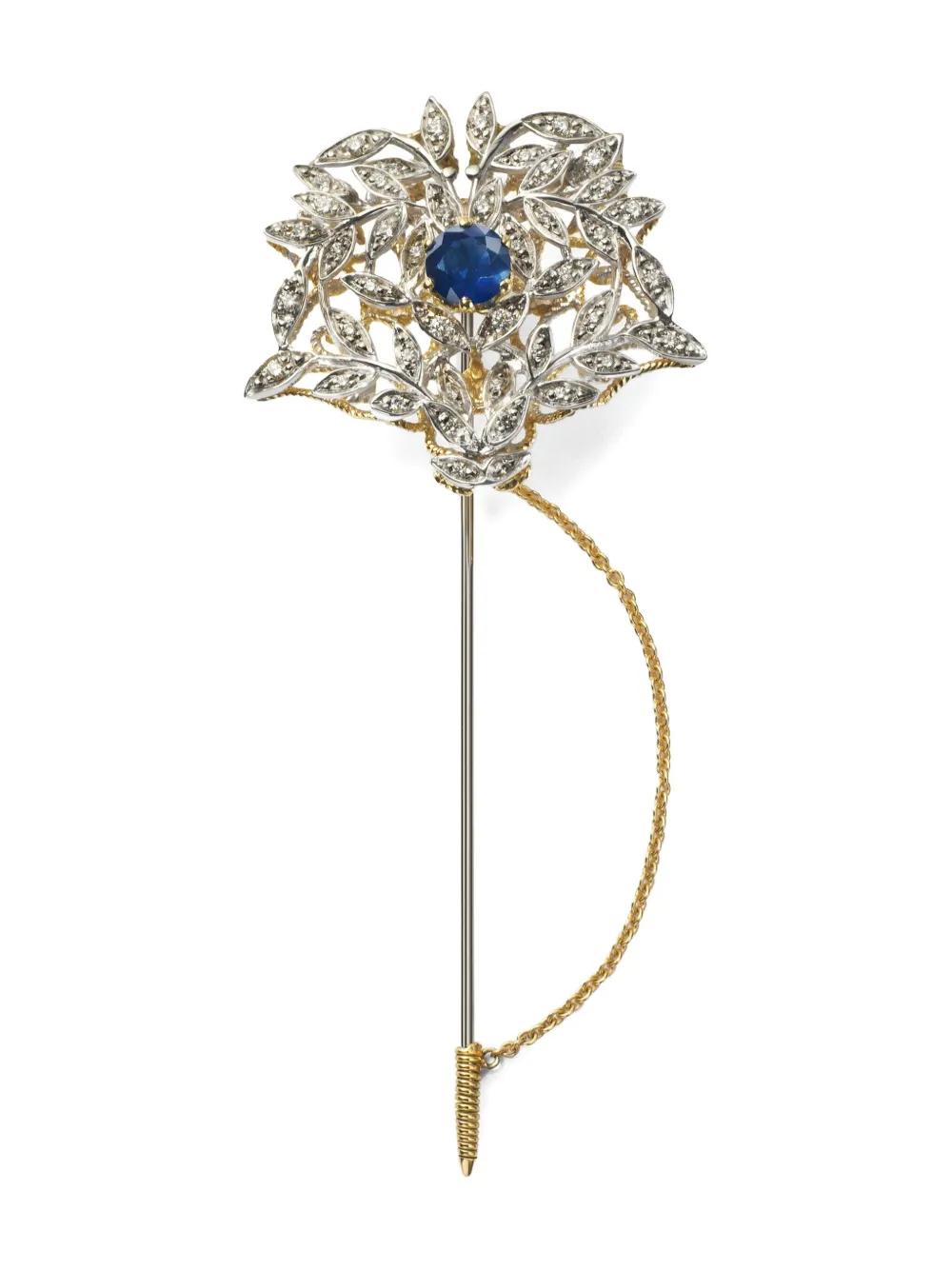 メンズ Dolce & Gabbana シシリー ブローチ ホワイト | Lyst