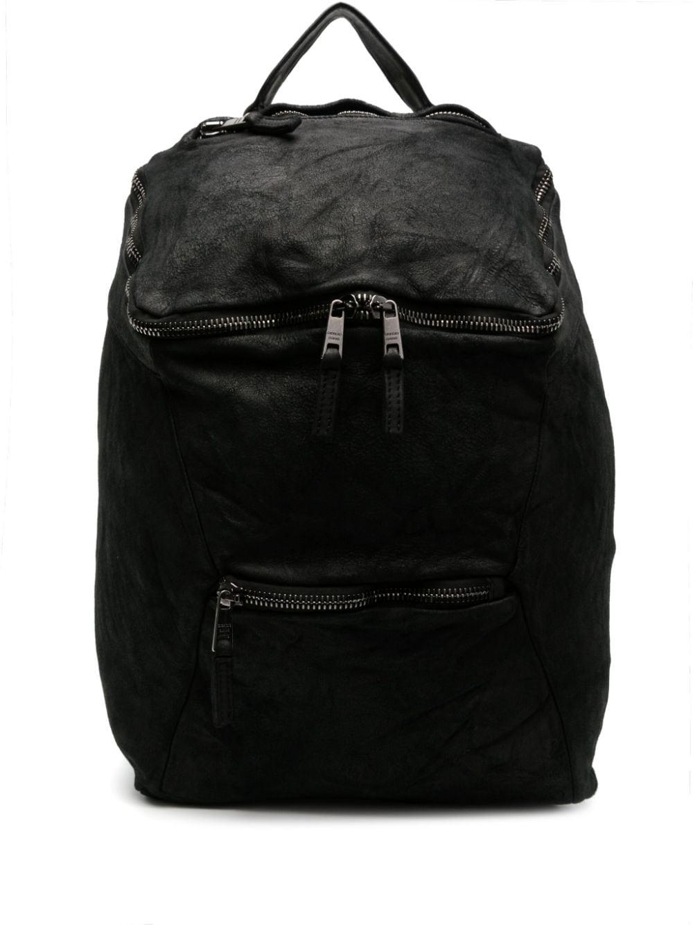 Giorgio Brato Panelled Leather Backpack in Black for Men Lyst UK