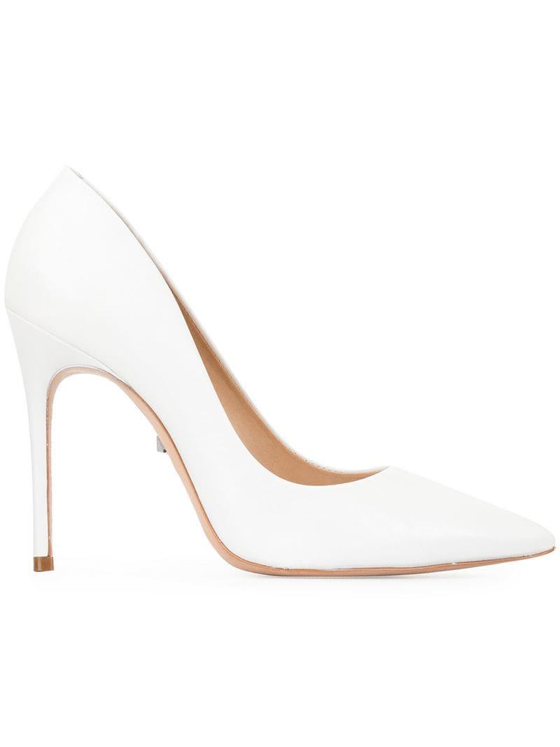 white scarpin