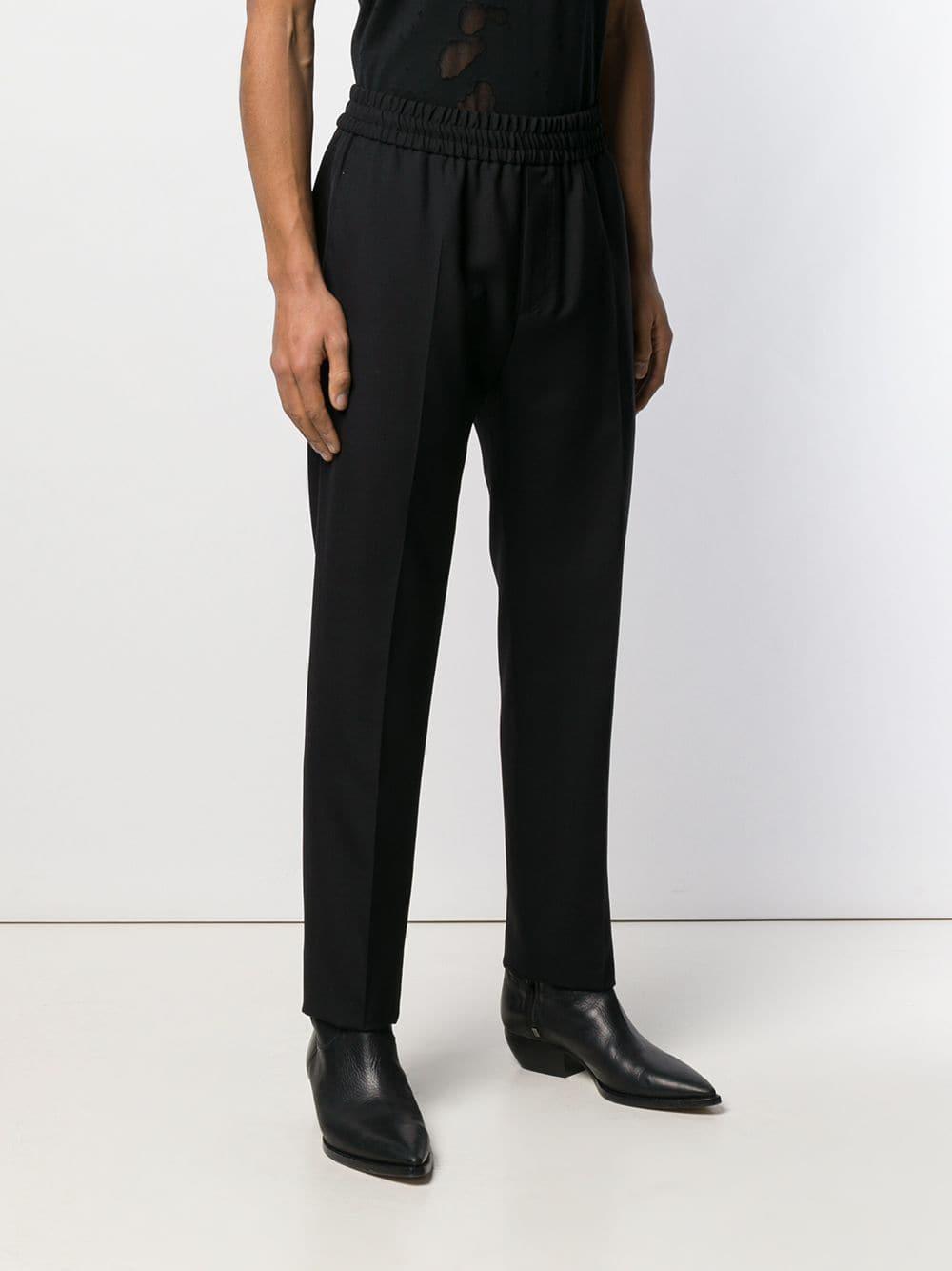 Givenchy Wool Vertical Logo jogger Pants in Black for Men - Lyst