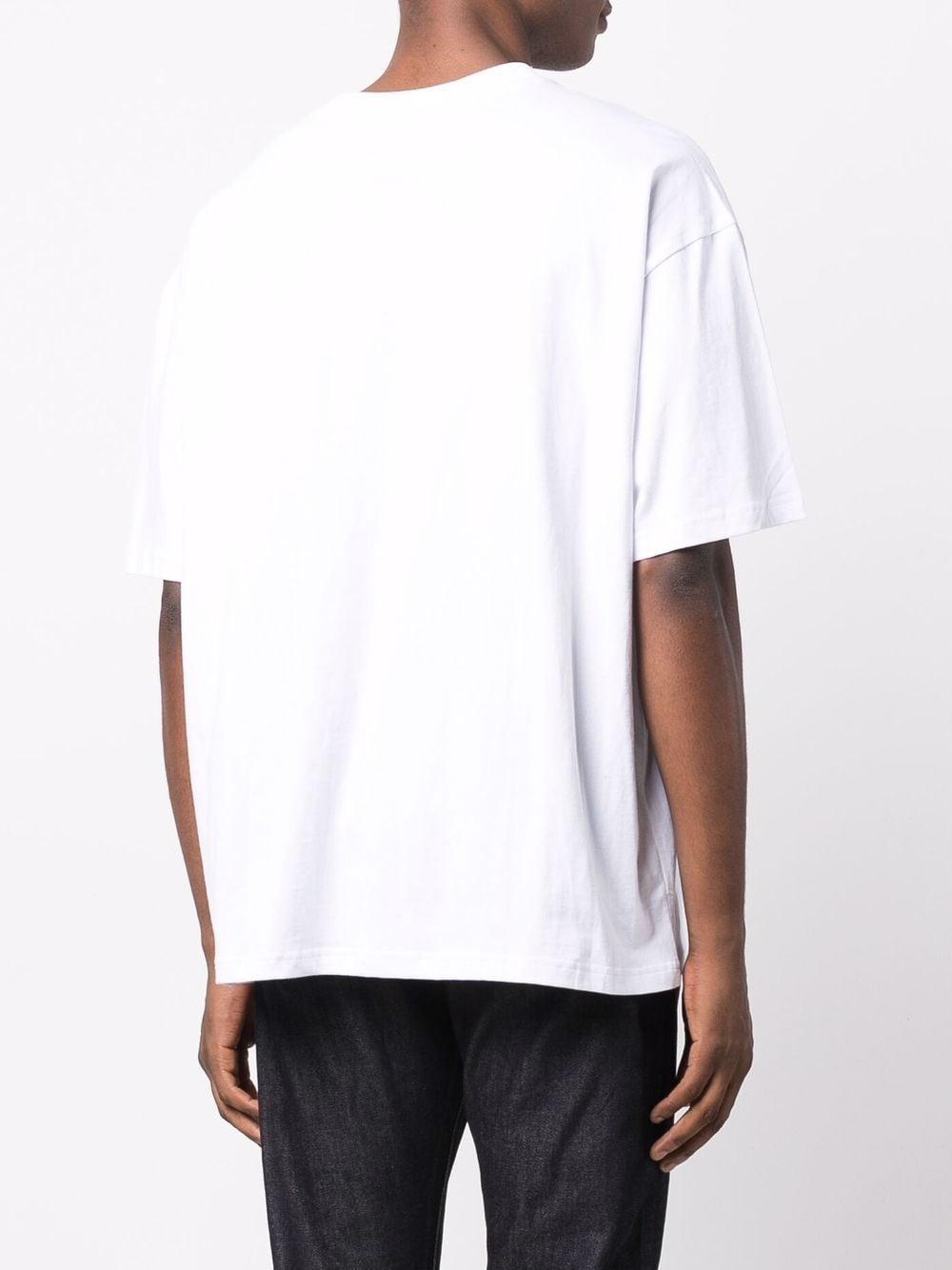 Evisu Baumwolle T-Shirt mit Logo-Print in Weiß für Herren - Lyst
