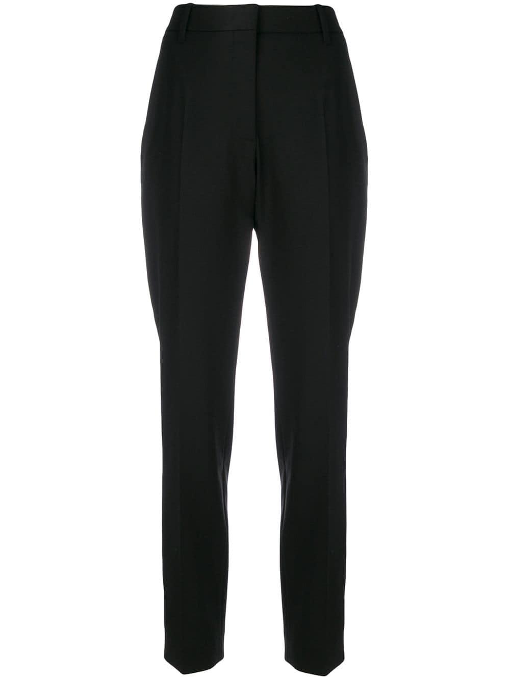 CALVIN KLEIN 205W39NYC Wool Side Stripe Tapered Trousers in Black - Lyst